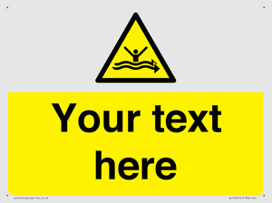 Custom Warning strong currents